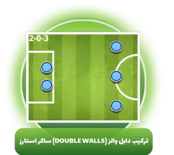 ترکیب دابل والز (Double WallS) ساکر استارز (فقط لاگین فیسبوک، مینی کلیپ)