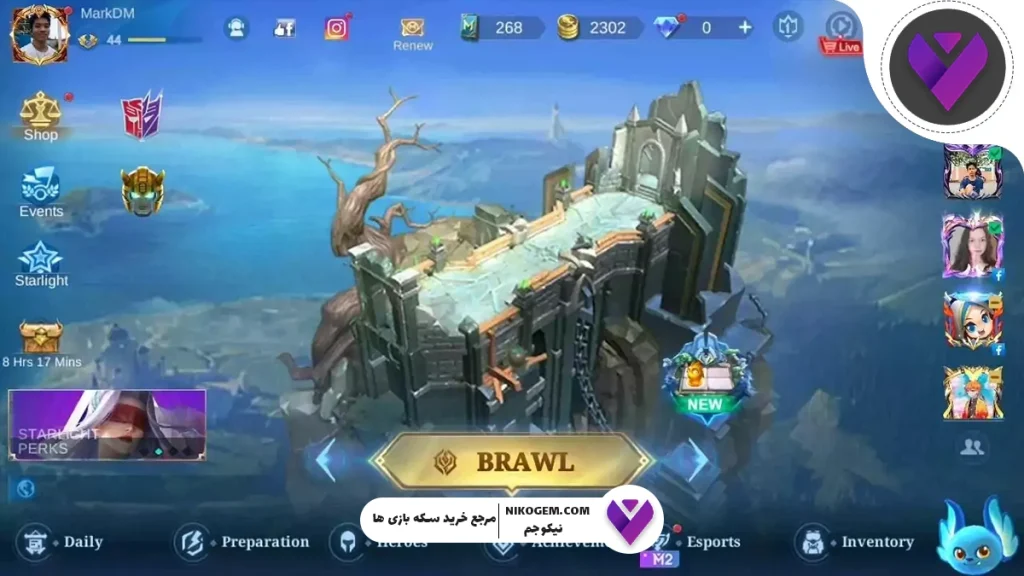 راهنمای کامل Brawl Mode و Arena در Mobile Legends + جوایز جم
