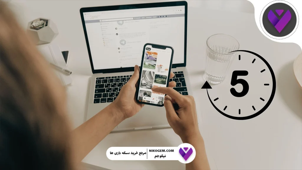 چگونه در تلگرام عکس تایمردار یا زماندار بفرستیم؟