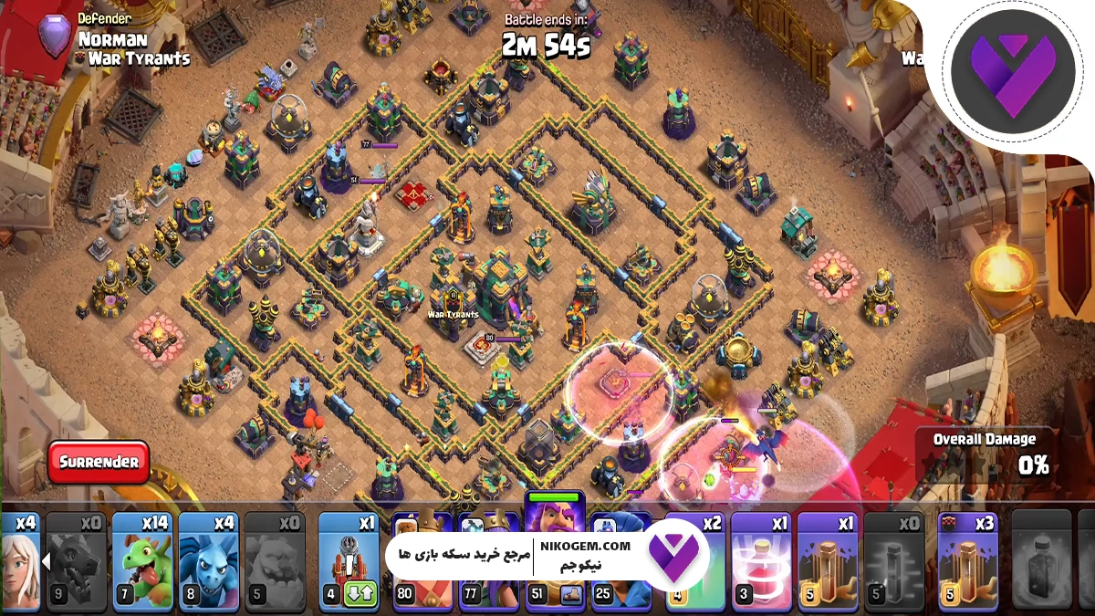 اسب چوبی در کلش اف کلنز