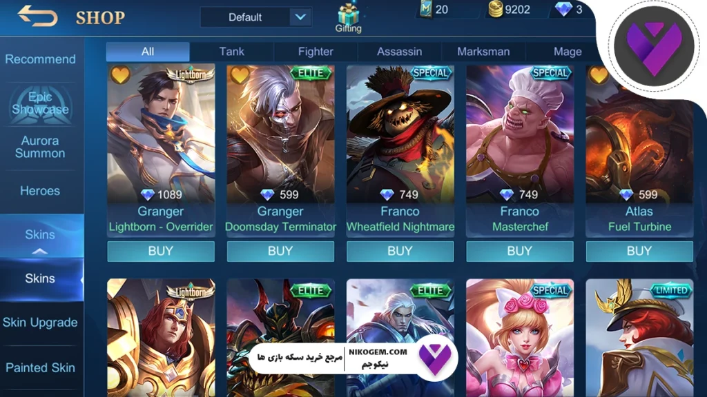 راهنمای کامل بازی موبایل لجندز