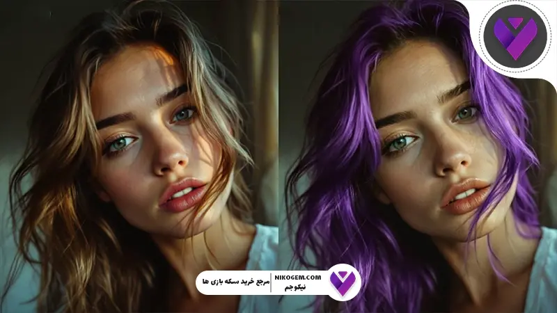 تغییر رنگ مو با هوش مصنوعی