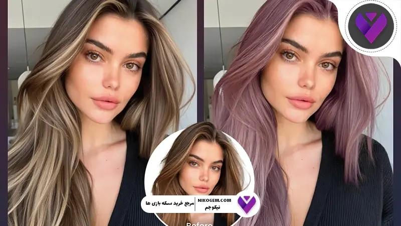 تغییر رنگ مو با هوش مصنوعی