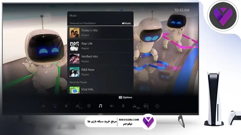 هدیه سونی به کاربران! PS5 اشتراک رایگان Apple Music برای کاربران PS5