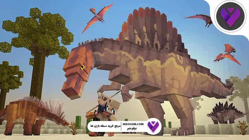 بررسی افزونه DINOS & BIOMES ADD ماین کرافت: حمله دایناسورها و زیست‌بوم‌های جدید