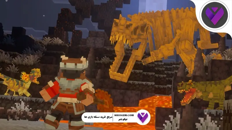 بررسی افزونه DINOS & BIOMES ADD ماین کرافت: حمله دایناسورها و زیست‌بوم‌های جدید